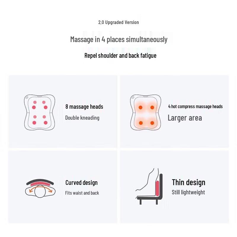 OGAWA OG2101 Upgraded Multi-functional Massage Pillow