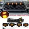4 шт. Светодиодная передняя решетка для Toyota Tacoma Raptor TRD Off Road Sport 2020 2021 Внешняя лампа решетки Светодиодные огни решетки