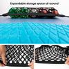 Deck Pouch Elastically Scalable High-Strength Wear-Resistant High Capacity Fine Workmanship Safety Storage with 4 Clips Kayak Surfing Mesh Bag