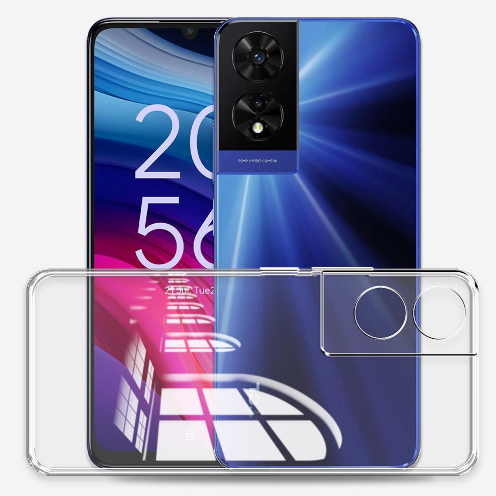 Для чехла TCL 505 Прозрачный Мягкий Силиконовый TPU Чехол для Телефона Для TCL 501 Прозрачный Ударопрочный Coque на TCL505 /TCL501 Funda