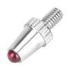 2pcs Ruby Ball Tips Dial Indicator Probe Contact Points M2.5 Thread Contact Points  For Linear Gage