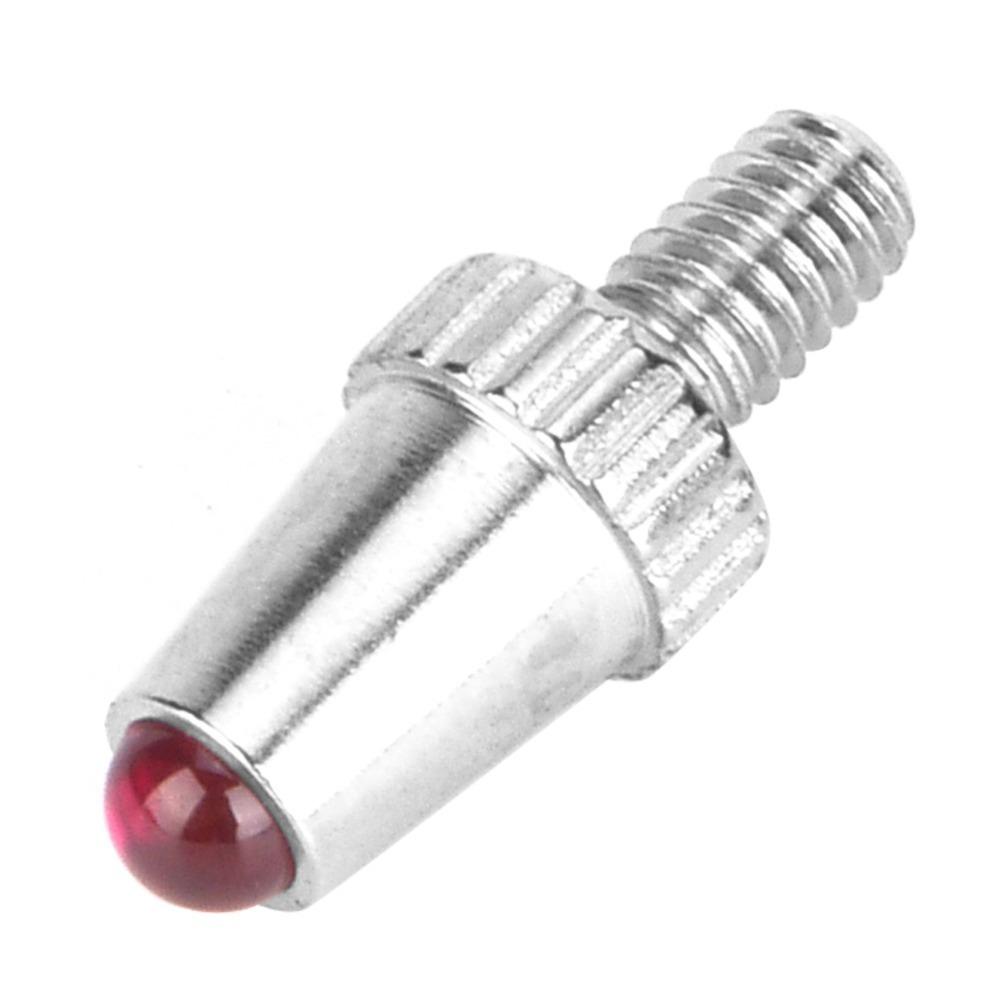 2pcs Ruby Ball Tips Dial Indicator Probe Contact Points M2.5 Thread Contact Points For Linear Gage
