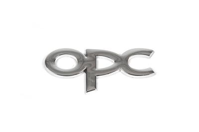 Металлический шильдик на багажник OPC (Хром)