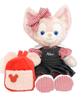 Teddy Bear Mail Order Alice Linabelle Costume Fluffy Backpack and Denim Overall Skirt Size S Dress-Up (No Body)