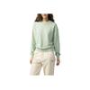 Reebok Round Neck Solid Color Breathable Sweatshirt Women Tops Gray-Green 24FRM306WGL5
