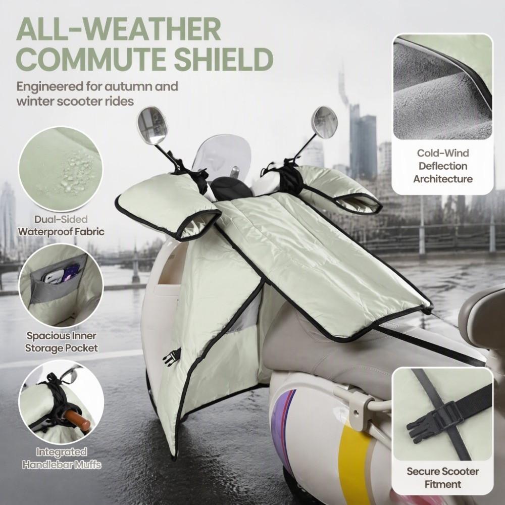 Split Style Split Motorcycle Windproof Blanket Waterproof Leg Warmer  Scooter