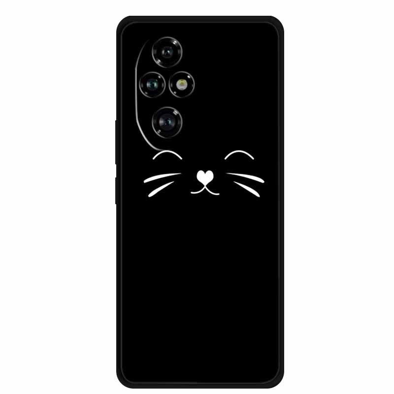 Черный мягкий ТПУ чехол для Honor 200 Pro 5G Домашняя версия