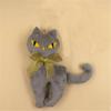 Mini Gold Eye Plush Cat Toys Small Pendant Personality Soft Stuffed Cool Cats Toy Kids Gifts 15CM