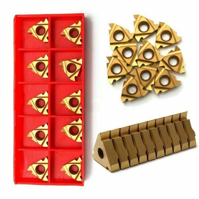 Долговечные твердосплавные пластины Режущая кромка Токарный инструмент Набор 10 шт.