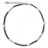 Dazzling Club Black Beads Pearl Necklace