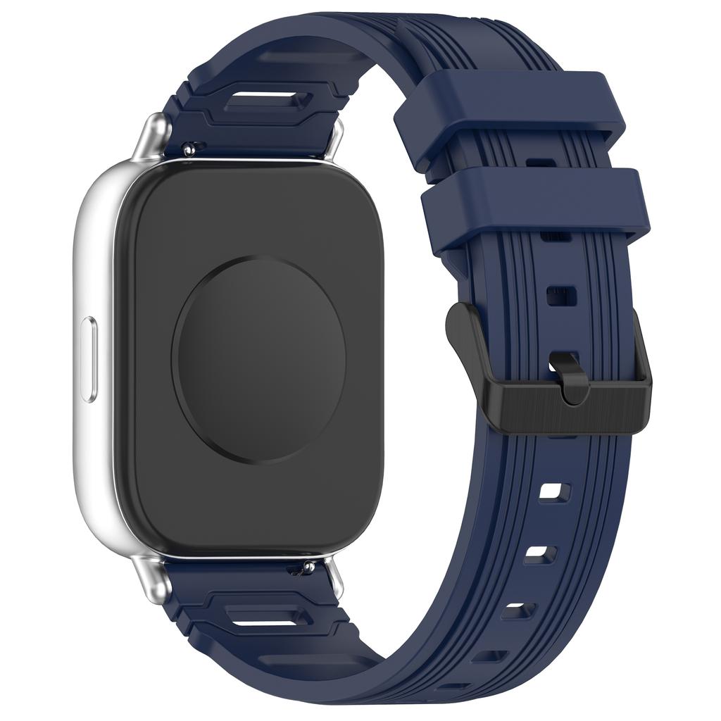 22mm Universal Silicone Watch Band For Huawei Watch GT 5 Pro 46mm/GT 5 46mm/GT 4 46mm Vertical Stripes Strap