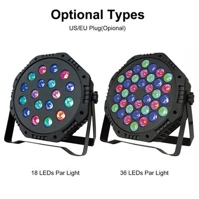 A C100240V 2223W 36 светодиодов Par Light Сценическая лампа Светильник Поддерживаются различные режимы освещения