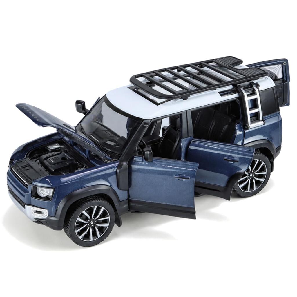 Heimanba Land Rover Defender 110 2020 Литая модель автомобиля Q2002B 1/24 / (Синий BU)