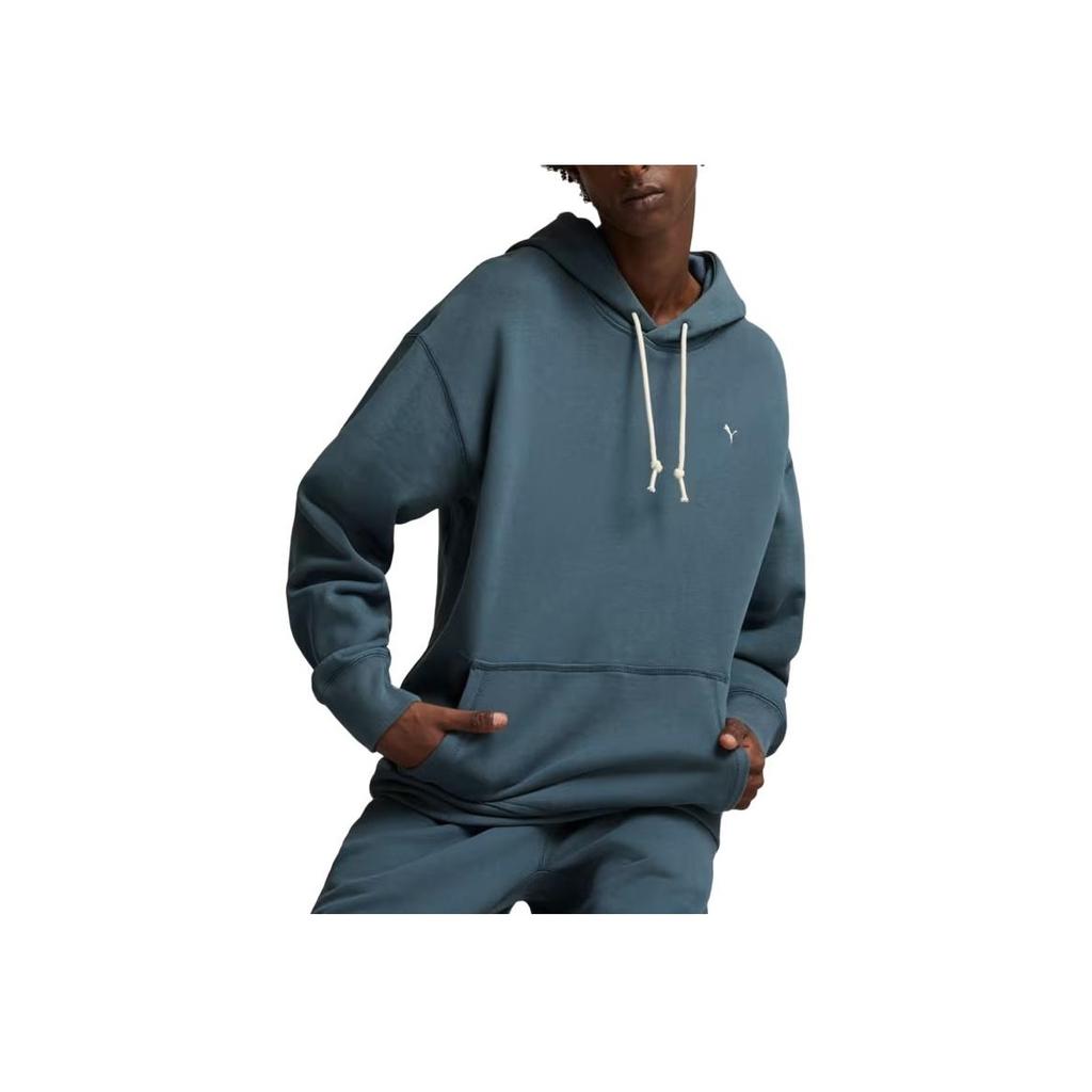 Puma Mmq Hoodie Удобный пуловер с длинным рукавом Толстовка Мужская толстовка с капюшоном Серое небо 624011-25