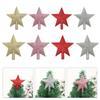 2Pcs Glittering Christmas Tree Topper Stars Unique Star Tree Toppers For A Sparkling Christmas Home Decoration Ensemble