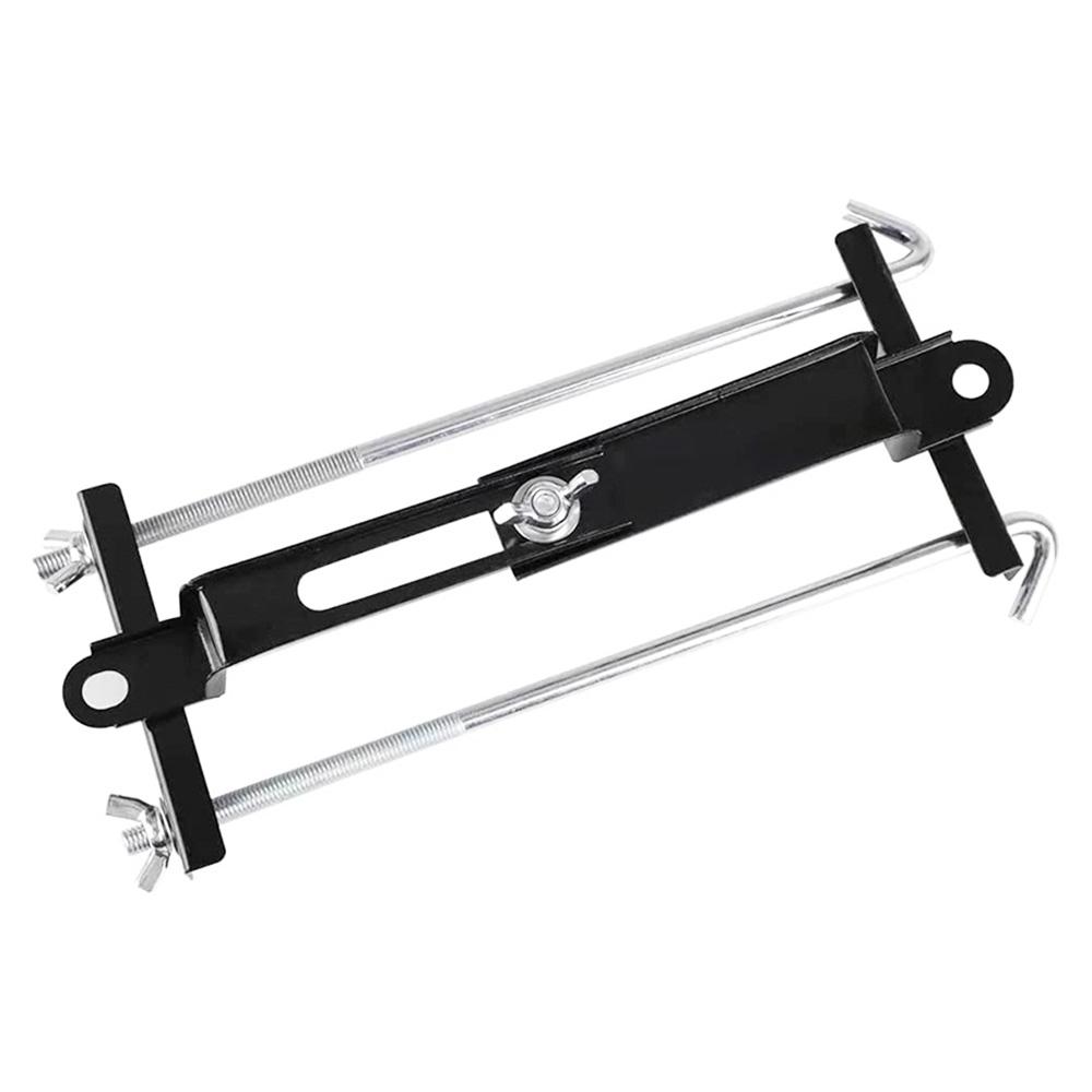 Universal Adjustable Battery Hold Down Crossbar 270mm For Car SUV Truck RV J Bolt Corrosion Resistant Battery Holder 12V