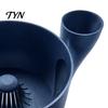 Kitchen Colander with Pouring Spout Berry Swirl Washing Bowl, 3D Printed Vortex Fruit Cleaner Home Vegetable Drainer Pour Spout, Hollow Drain