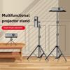 Universal Projector Stand: Desktop, Floor Tripod, Telescopic, Bedside Tray with Pan Head