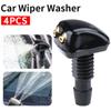 Автомобильные стеклоочистители Распылительная насадка для омывателя Подходит для большинства моделей автомобилей Автомобильные двойные отверстия Автомобильные стеклоочистители Водяная струя Аксессуары для стеклоочистителей