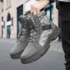 Fashion Camouflage Boots for Men Autumn Winter Platform Boots Outdoor High-top Shoes Men Ankle Boots Buty Robocze Meskie Sneakers Men