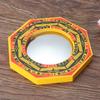 Stainless Steel Mirror Face Bagua Feng Shui Mirror Bagua Wooden Mirror  Store Home Decoration