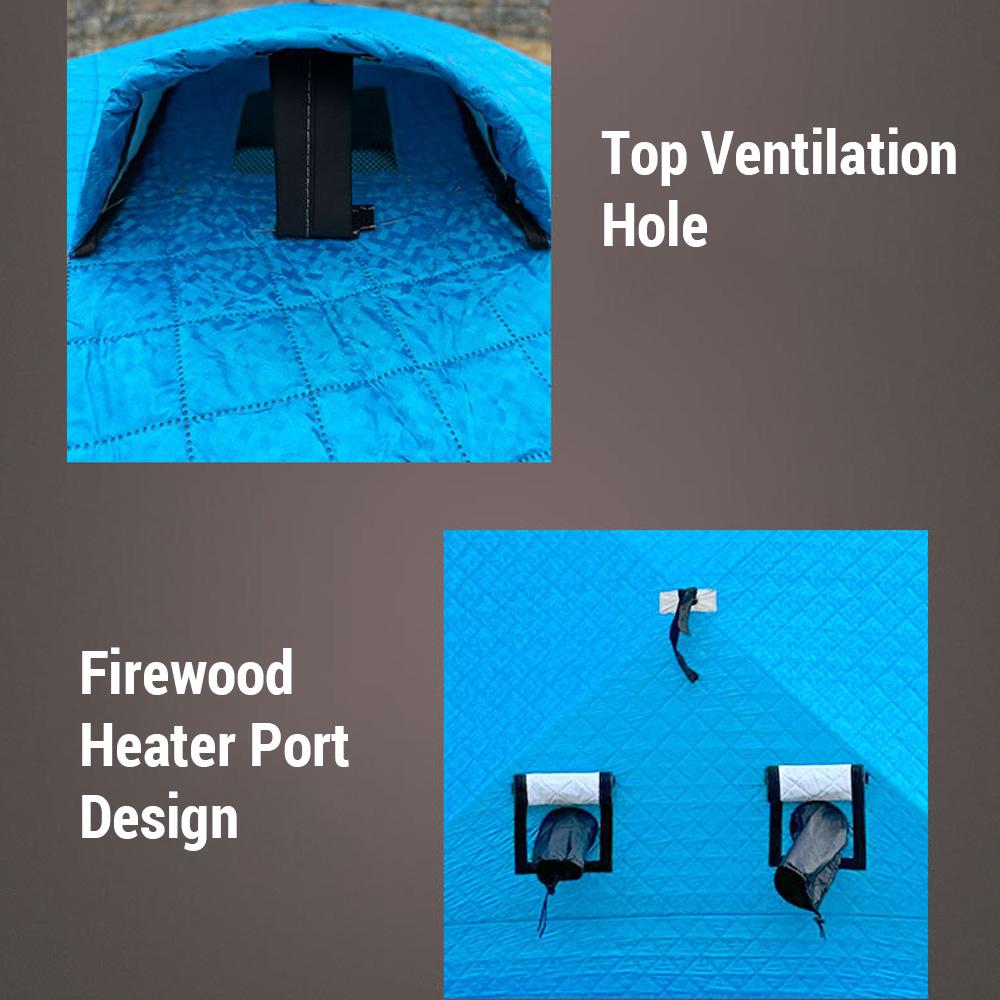 Палатка для зимней рыбалки на открытом воздухе, изолированная палатка для быстрой установки на 5-8 человек