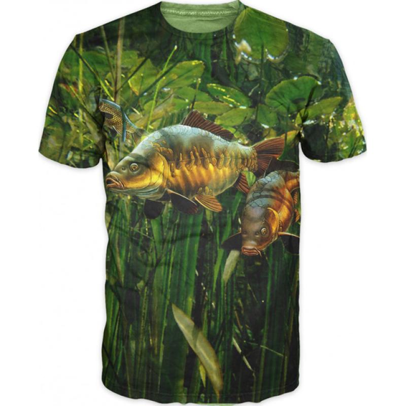 3D Fish Printed T Shirt for Men Summer Men's Carp Fishes Funny T-shirt Women Kids Male Oversized Short Sleeve Tops Tees 100-6XL