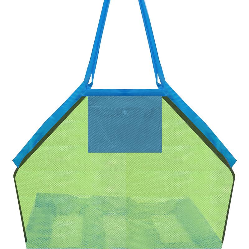 Large Mesh Toy Storage Backpack for Kids: Sand Play Set & Tools Organizer