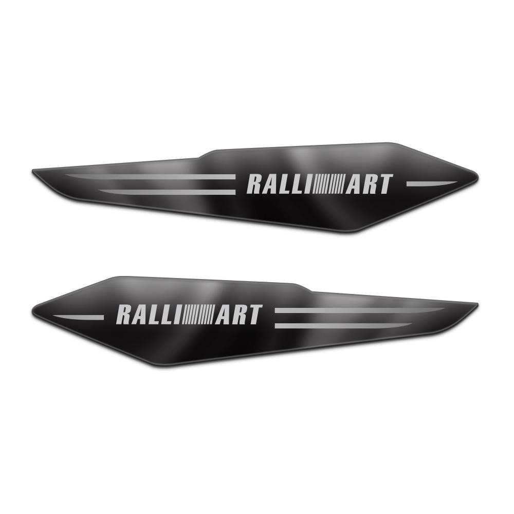 3D Metal Styling Car Body Fender Reflective Emblem Stickers For Mitsubishi Ralliart Lancer Lancer l200 Colt Evolution Mirage