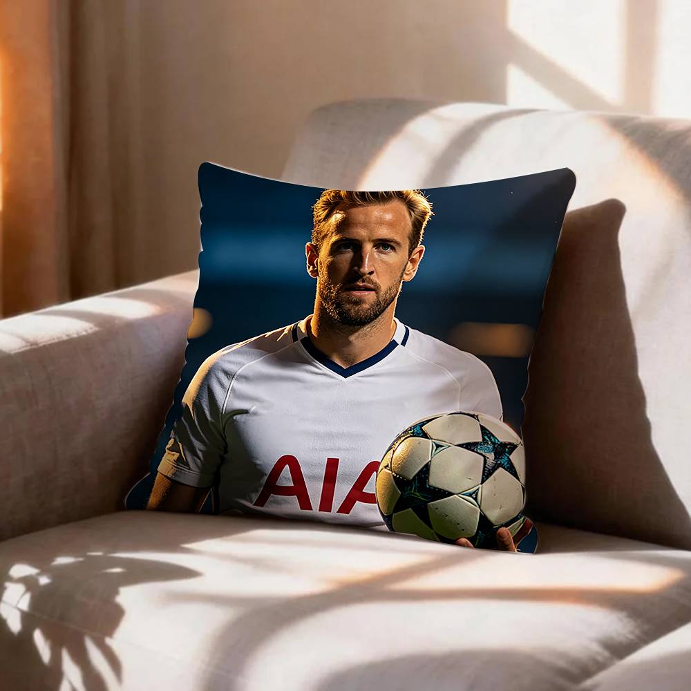 football HHarry KKane Pillow Case Pattern Printed Pillowcase For Living Room Sofa Cushion Cover