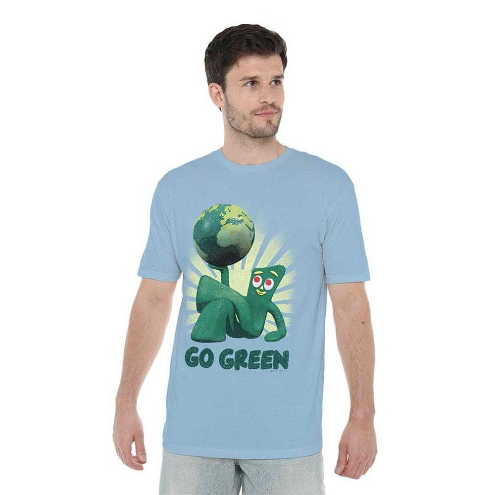 Gumby Unisex Adult Go Green T-Shirt