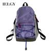Outdoor Backpack, Contrasting Mountaineering Bag, Picnic Retro Schoolbag, Light Travel Bag, Light Hiking Backpack.