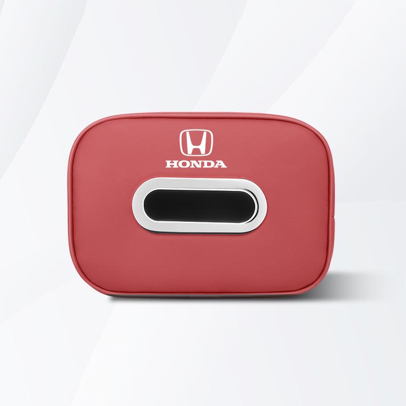 CJIFL1 High-capacity Car Interior Tissue Box Kleenex Storage Bag Accessories For Honda Civic Fit Insight Jazz Accord Pilot CRV Odyssey