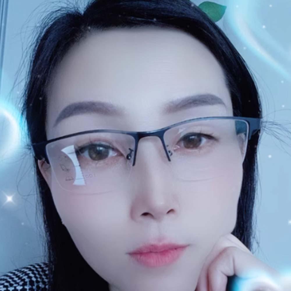 Transparent Anti Blu-ray Glasses Zinc Zinc Alloy Men Zinc Zinc Alloy Sunnies Photochromic Sunglasses Father's Day