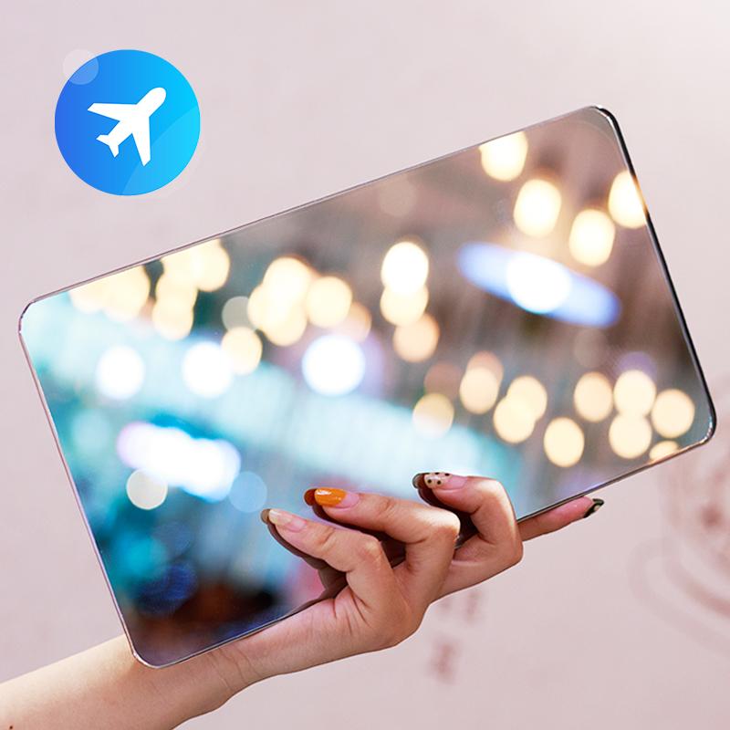 Мини-зеркало для лица, портативные весы, цифровые электронные весы для ванной комнаты, умные напольные весы, 180 кг, весы