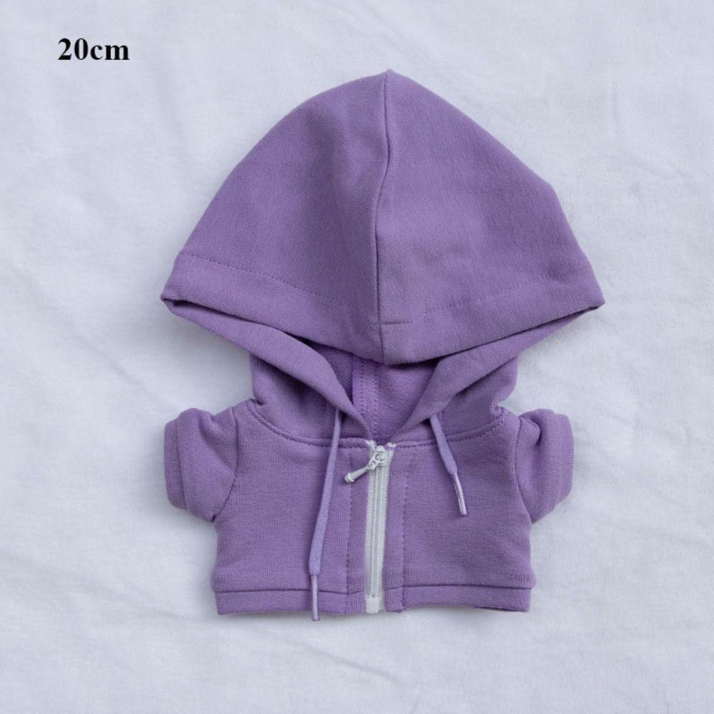 Милые Толстовки Ручной Работы, Повседневная Одежда, Топы для Кукол, Толстовки, Наряды для Хлопковых Кукол 10/20см