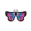 2Pcs/Set Girl Butterfly Wings Costume with Tutu Skirt Vibrant Color Versatile Seasonal Wear Carnival Cosplay Fairy Dress-Up Set