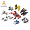 BuildMOC Space Wars Mynock 3 Porax-38 Starfighter P-38 Military Sets Weapons Walker Model Building Blocks Toys for Children Boys