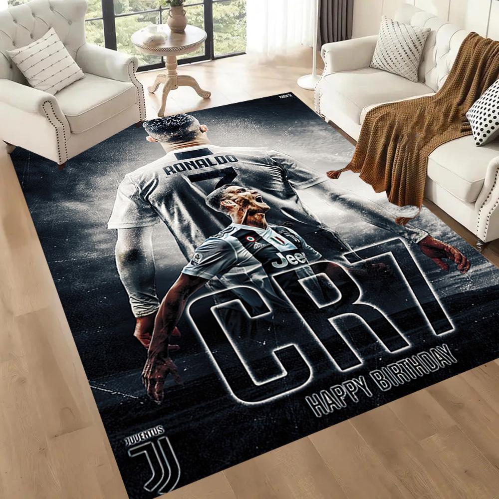 Cristiano Ronaldo Floor Rug Office Rug Design For Hallway Playrooms Bedrooms Entryway Antislip Rug Office Home Decor