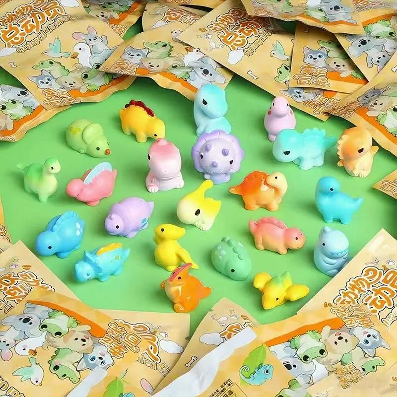 Mini Animal Surprise Blind Bags Cute Luminous Assorted Colors Animals Blind Box Toys For Birthday Gifts Christmas Gifts