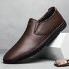 Leather Shoes Men's 2025 New Casual Leather Shoes Men's British Business Leather Shoes Work Dad Shoes Driving Shoes Men's Shoes