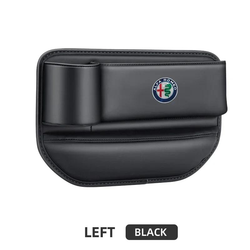 kpaxs9 Car Seat Gap Organizer Multifunction Console Crevice Storage Box For Alfa Romeo GT 147 159 156 166 Giulietta Tonale Volante 8C