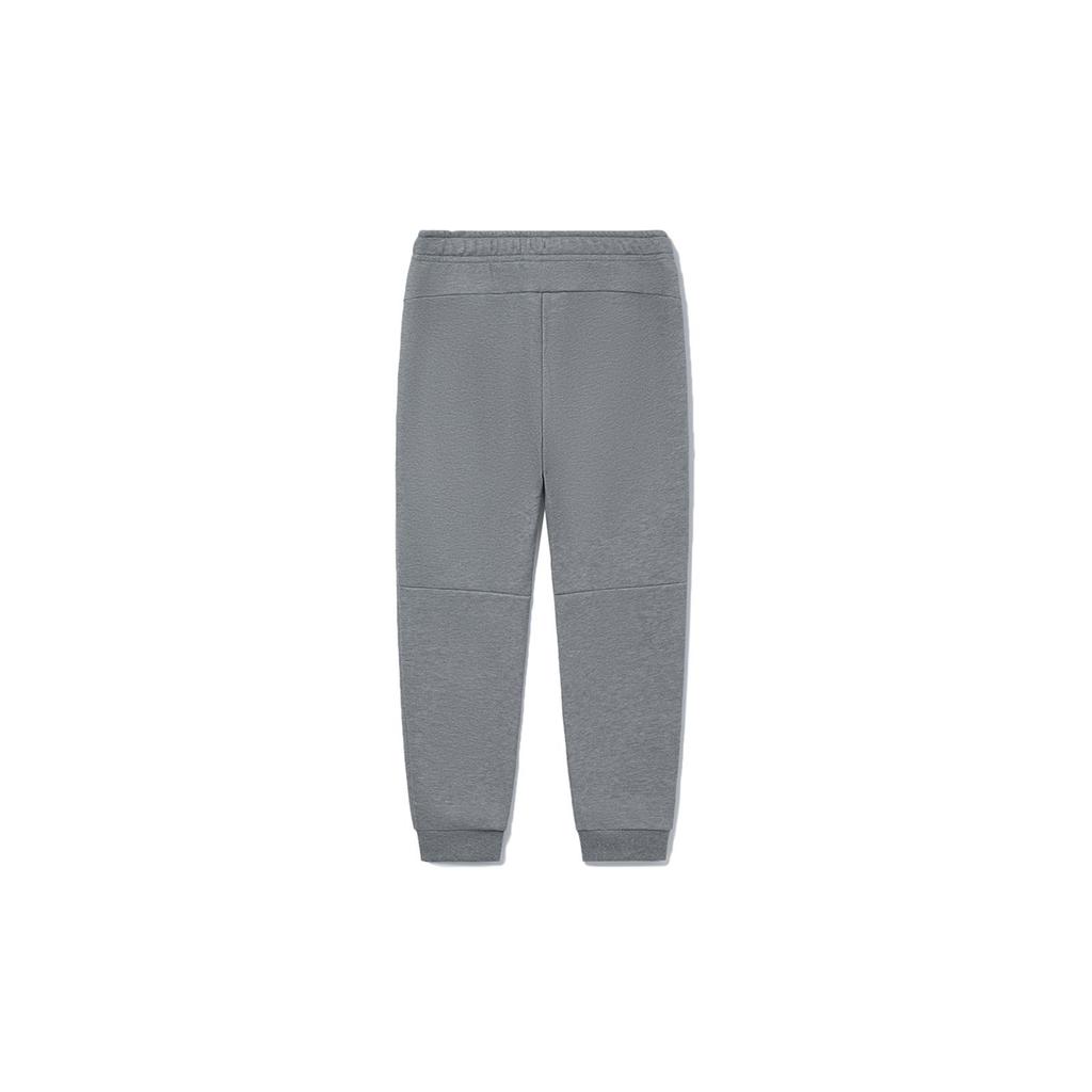 Li Ning Reflective Logo Knitted Tapered Sports Pants Men Bottoms Light-Gray Medium-Gray AKLR889-3