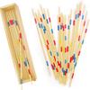 1 Set Traditional Mikado Spiel Pick Up Sticks With Box Multiplayer Game Baby