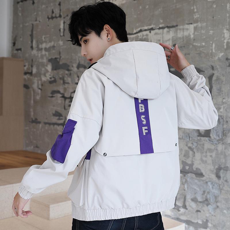 Свободная мужская повседневная куртка с капюшоном для инструментов, трендовая мужская одежда в Европе и США