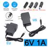 DC 6V 1A AC 100-240V Power Supply Charger Adapter Converter 5.5*2.1mm 4.0*1.7mm 3.5*1.35mm 2.5*0.7mm Plug