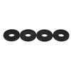 4pcs Light Professional Useful Guitar Parts Lock Rubber Guitar Strap Locks Bass Belt Blocks