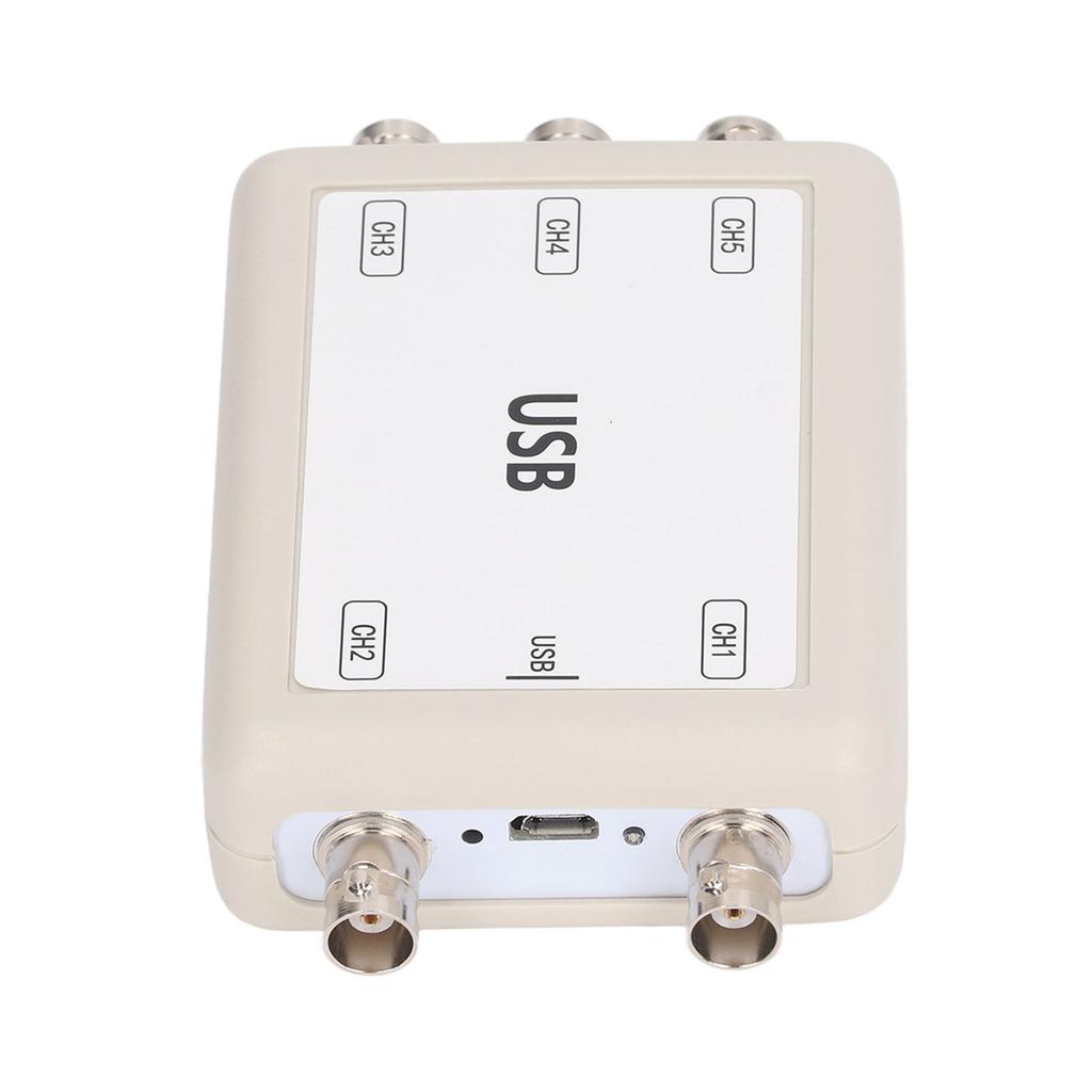 Виртуальный осциллограф Диапазон от 0 Гц до 50 кГц Максимальная частота дискретизации 150 кГц 5-канальный USB ПК Виртуальный осциллограф