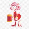 Cartoon Knuckles The Echidna Amy Rose Clipart Iron-on Transfers Vynil Heat Transfer Ironing Stickers T-shirt Thermal Patches For Clothing Decor