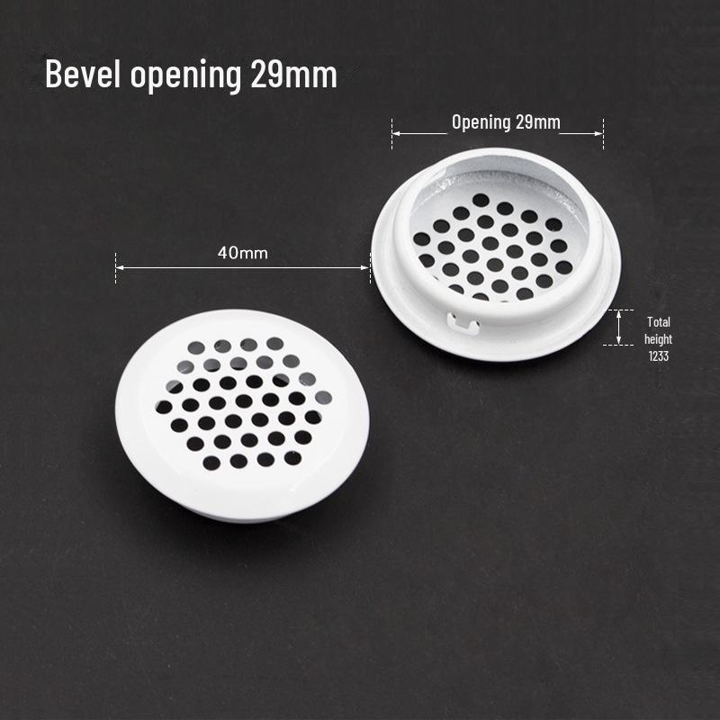 Sukop утолщенная круглая вентиляционная крышка из нержавеющей стали для гардероба и обувных шкафов